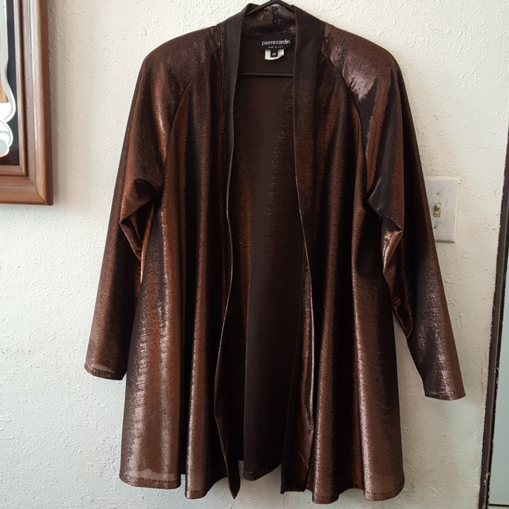 Pierre Cardin VTG gold copper blazer - Picture 1 of 5